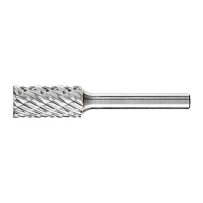 Image de PFERD Fraise HM, forme cylindrique ZYAS avec denture frontale, universelle, diamètre de la tige 12 mm, 6 longueur 65 21001003 pour une utilisation polyvalente sur