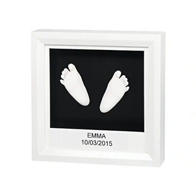 Image de Baby Art Cadre Photo Window Sculpture Frame Blanc / Noir