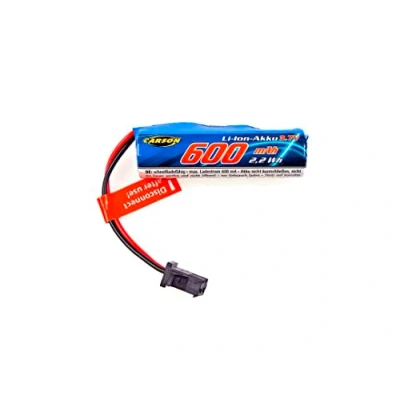 Image de Carson 500608267 3,7V/600mAh LiIon Speed Boat Nano XL,JST Batterie RC, de Rechange, pour Bateaux télécommandés, Bateau modèles RC
