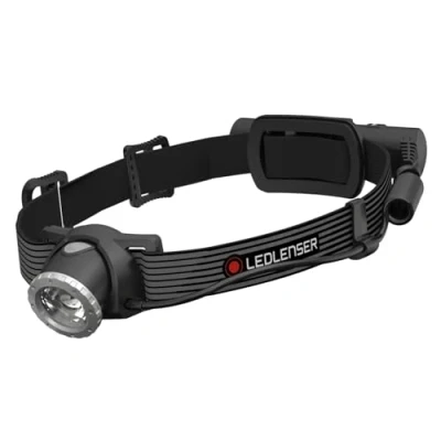 Image de Ledlenser H8R SE Lampe frontale LED rechargeable 700 lumens Headlight avec portée d&#039;éclairage de 170 mètres 70 heures d&#039;autonomie Kit lampes frontales batterie, sac