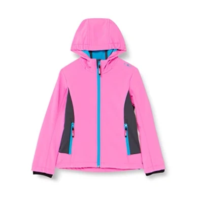 Image de CMP Softshell Jacket with Climaprotect WP 7,000 Technology Veste de Pluie, Fille, Titane violet fluo, 164