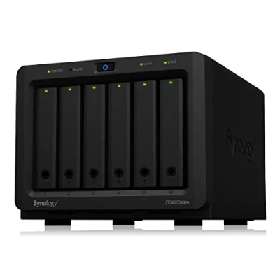Image de SYNOLOGY DiskStation DS620SLIM Serveur de Stockage NAS Bureau Ethernet/LAN Noir J3355