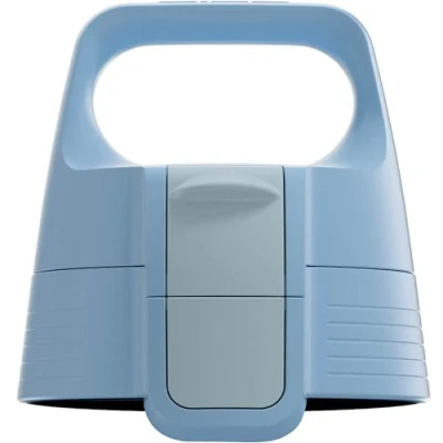 Image de Sigg WMB ONE Top 2 Water Blue couvercle (taille unique), pièce de rechange pour bouteille, bouchon étanche qui s&#039;ouvre d&#039;une seule main