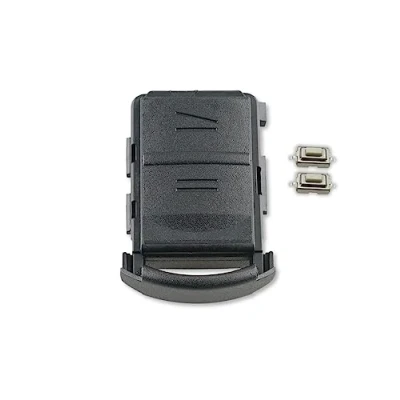 Image de 1neiSmartech Coque pour clé télécommande 2 touches de rechange auto compatible avec Opel Corsa Meriva Combo Agila Astra + microboutons