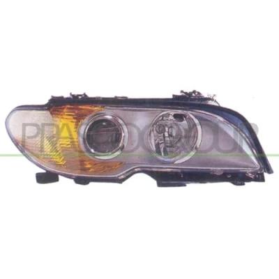 Image de PRASCO BM0224904 Phares gauche H7/H7 FF blanc pour circulation à droite avec moteur électrique commande correcteur de site projecteur