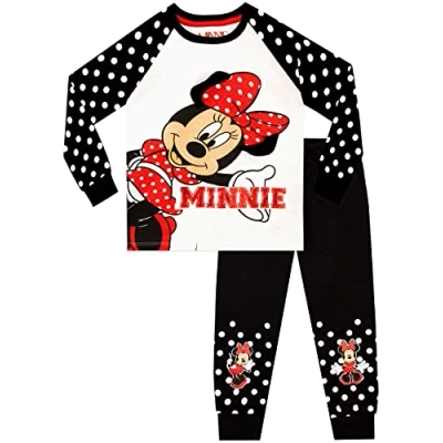 Image de Disney Ensemble De Pyjamas Minnie Mouse Fille Blanc 3 4 Ans