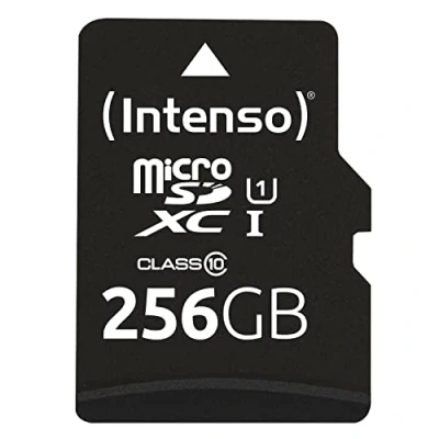 Image de Intenso microSD Karte UHS I Premium 256 Go Classe 10 Neuf