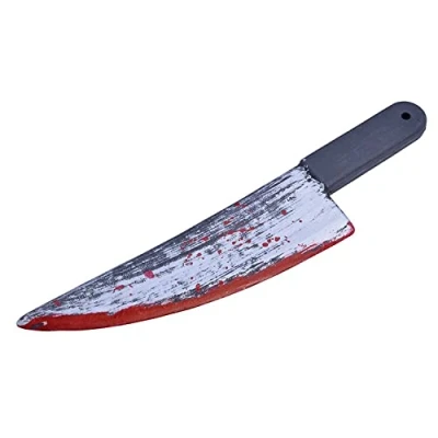 Image de Bristol Novelty BA490 Couteau avec éclaboussures de Sang, BA490, Rouge, Taille Unique