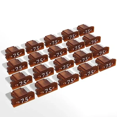 Image de AUPROTEC Mini LP Fusibles à lame 2A 30A fusible enfichable d&#039;automobile choix : 7,5A ampère brun, 20 pcs