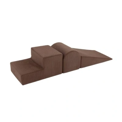 Image de Ensemble de jeu en mousse MeowBaby® 145x45x30 cm, 3 éléments, velours côtelé