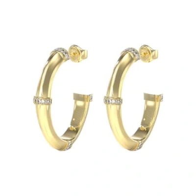 Image de Guess Bamboo Boucles d&#039;oreilles Yellow goldcoloured, Femme, Taille: One Size, gold coloured