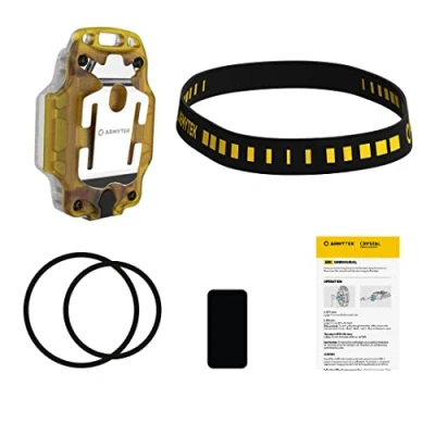 Image de ArmyTek F07001Y Crystal Yellow Petite lampe mobile LED jaune, transparent