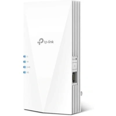 Image de TP Link Répéteur WiFi 6 Mesh RE700X, Amplificateur AX3000 Mbps Couvre jusqu&#039;à 150 m², 1 Port Ethernet Gigabit, Compatible avec les Box internet, profitez du sans changer votre