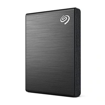 Image de Seagate OneTouch SSD 1 To, externe portable Noir, 030 Mo/s, application Android, 6 mois DropBox et Mylio Photos, services Rescue (STKG1000400)