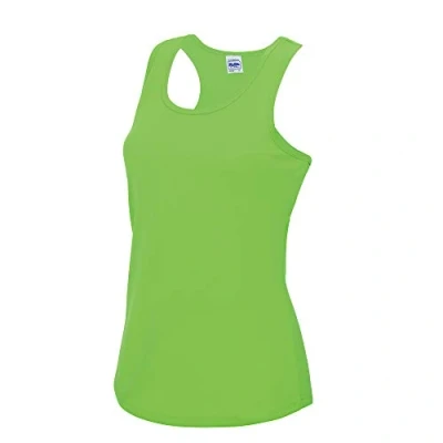 Image de Just Cool Débardeur sport coupe féminine Femme (S) (Vert électrique)