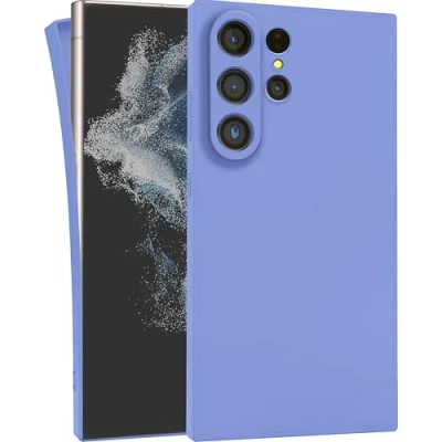 Image de MyGadget Coque pour Samsung Galaxy S23 Ultra Case TPU Souple &amp; Soft Cover Protection Extra Fine Légère Étui Coloré Anti Choc et Rayures Bleu
