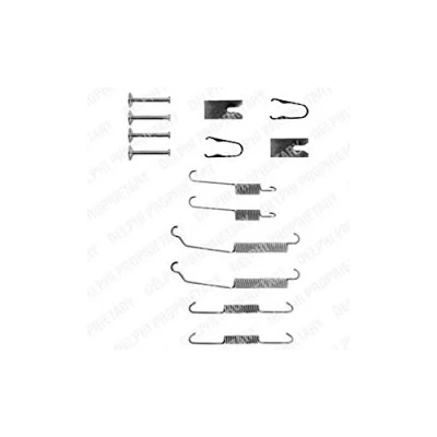 Image de DELPHI LY1257 Kit d&#039;accessoires, mâchoire de frein MERCEDES BENZ: W124 Berline, Classe A