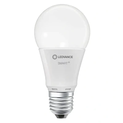 Image de LEDVANCE Lampe LED intelligente avec technologie WiFi, douille E27, Dimmable, blanc chaud (2700 K), remplace les lampes à incandescence par 75W, SMART+ WiFi Classic paquet de 1