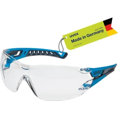 Image de Uvex Lunettes de protection Pheos Nxt Technologie supravision excellence Sans métal, anti buée et rayures Taille unique Bleu/anthracite, transparent