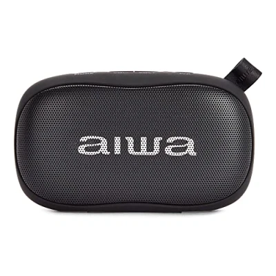 Image de Aiwa ALTAVOZ BS 110BK Bluetooth Negro 2X5W/MANOS Libres/Bluetooth/AUX in/M SD/Hyperbass