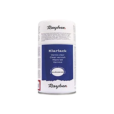 Image de Rayher Vernis en spray transparent brillant p. diverses surfaces 150 ml, 3400600