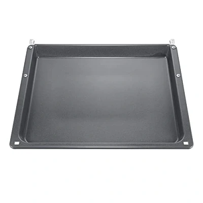 Image de Siemens HZ541000 / Plaque de cuisson universelle pour chariot cuisson/émaillée 40 x 45,5 3 cm (L l H) Passe au lave vaisselle/Robuste/résistant aux rayures/gris foncé
