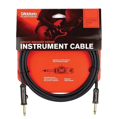 Image de Planet Waves PW AG 15 Câble d&#039;instrument avec coupe circuit 46 m Noir