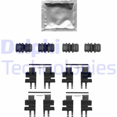 Image de DELPHI LX0695 Kit d&#039;accessoires, plaquette de frein à disque MAZDA: CX 5 I, II