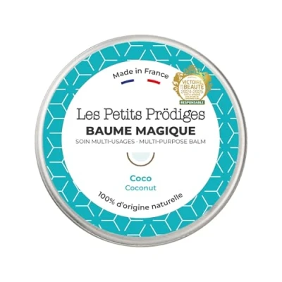Image de Baume Magique Multi Usages Fleur d&#039;Oranger 30ml Soin Hydratant Corps, Visage, Cheveux 100% Naturel Tout Type de Peau Made in France Non Testé sur Animaux Emballage Recyclable LES PETITS PRODIGES