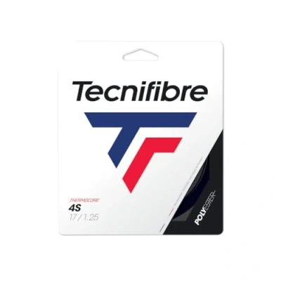 Image de Tecnifibre Black Code 4S 12M Tennis Cordage en Garniture Monofilament Noir 1,20