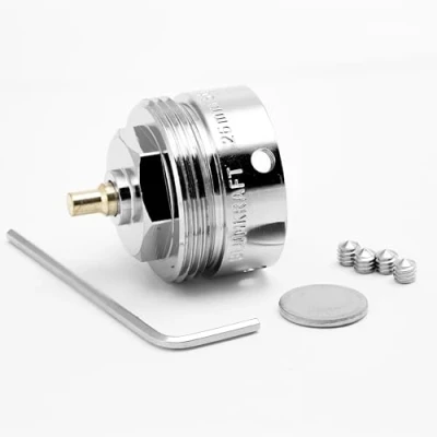 Image de BLUMKRAFT Adaptateur pour radiateur Compatible avec Danfoss RAVL, 26 mm à M30 x 1,5 tête thermostatique/Thermostat mâle