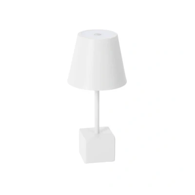 Image de Lindby Janea Cube Portable Lampe de Table Dim. IP54 Blanc