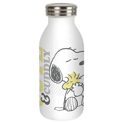 Image de infinite by GEDA LABELS Bouteille isotherme Snoopy Cute &amp; Cuddly 350 ml, multicolore