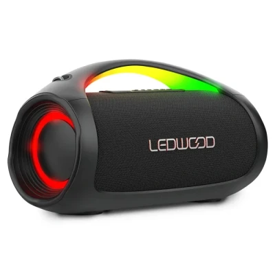 Image de Ledwood Enceinte HiFi Autonome 500W XTR500, Effet LED, Buetooth USB, IPX6, PowerBank, Multiple Link, 110W RMS, Batterie 7000mAh