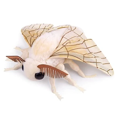 Image de lilizzhoumax Jouets en Peluche Papillon 27cm/11, Simulation Jouet Poupée Réaliste, Papillon, Animaux Sauvages Insecte
