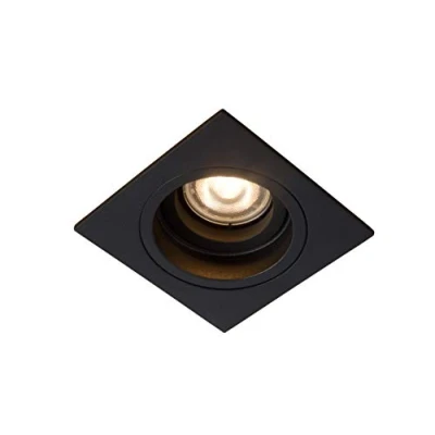 Image de Lucide 22959/01/30 Embed Spot Encastrable, Métal, GU10, 42 W, Noir, 1 Unité (Lot de 1)