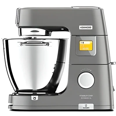 Image de KENWOOD KWL90.124SI Titanium Chef Patissier XL Robot de cuisine avec balance et fonction chauffante Argenté 1400 W