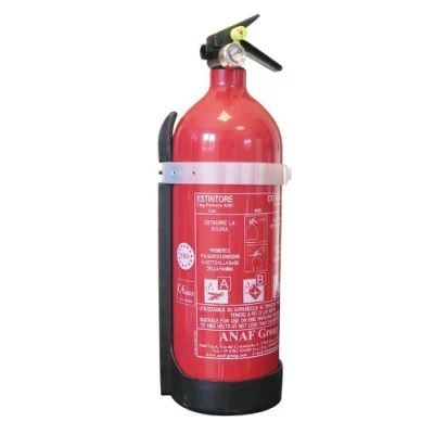 Image de CORA 000126804 Extincteur à Poudre avec Support, 2 kg, Classe 8A 70B C