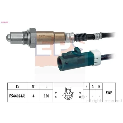 Image de EPS 1.997.679 Sonde lambda Made in Italy OE Equivalent chauffé, planaire, Filetage prégraissé FORD: FIESTA 5, Fusion Break, MAZDA: 2 5 portes