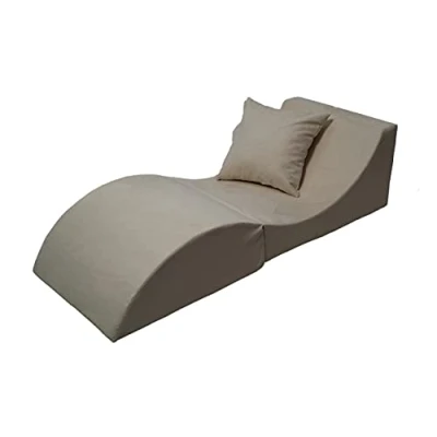 Image de Velinda Sofá Plegable, cómodo, Relajante, 3 en 1, Puff, Mesa