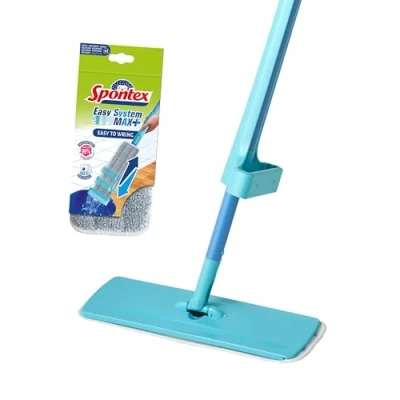 Image de SPONTEX Balai Plat Easy System Max+ Essorage Intégré