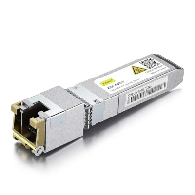 Image de 10Gtek Module 10Gb SFP+ RJ45 Transceiver Cuivre 10GBase T Compatible pour Cisco SFP 10G S, Ubiquiti UF 10G, Mikrotik S+RJ10, Netgear, TP Link, D Link