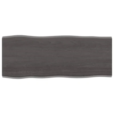 Image de vidaXL Dessus de Table, Remplacement du Plateau Table avec Bord Vif, Tableau Bricolage Intérieur, Bois Chêne Massif Traité Bordure Assortie
