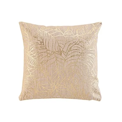 Image de douceur d&#039;intérieur SOLEA Coussin DEHOUSSABLE, Or, 40 x CM