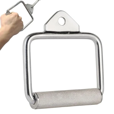 Image de MuscleForge® poignée à Une pour Poulie l&#039;entraînement des Biceps, Triceps, épaules et Dos Musculation Barre de Traction en Forme D avec Caoutchouc antidérapante, rotative