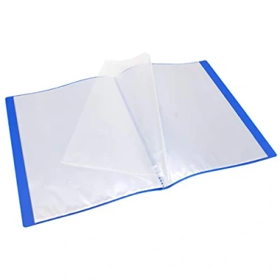 Image de WAYTEX 931401 Protège Documents A4 40 Vues 20 Pochettes Couverture Polypro Bleu