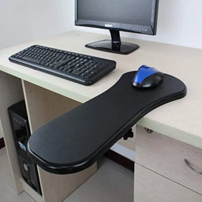 Image de ZYHA Accoudoir Tapis de Souris，Table/Chaise à Double Usage， Repose Coude Agréable Souris pour Soutenir Le Bras et Poignet,Support Ergonomique d&#039;Ordinateur la Maison,Le Bureau