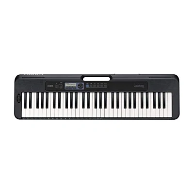 Image de Casio CT S300AD 61 Touches Tactiles Touches, Pitch Bend Wheel Clavier Electronique Portable Noir avec Adaptateur AC inclus