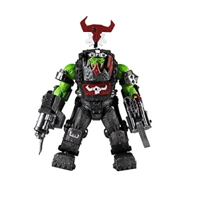 Image de McFarlane Toys, Warhammer 40000 Ork Meganob avec Shoota Mega Figure 22 pièces Mobiles, Figurine de Collection Base Support À partir 12 Ans