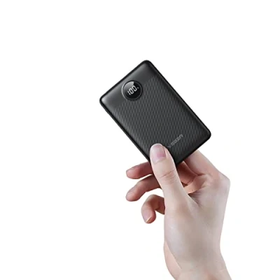 Image de VEGER Batterie Externe 10000mAh Mince et Légère en Mini Taille Power Bank USB C 5V 3A avec l&#039;Affichage LED pour iPhone 14,12,11, Samsung S22 S21 S20 Veste Chauffante ect